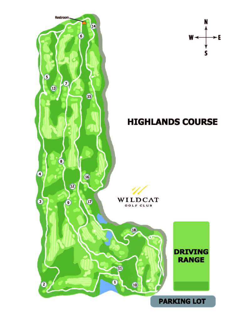 Highlands Course map 