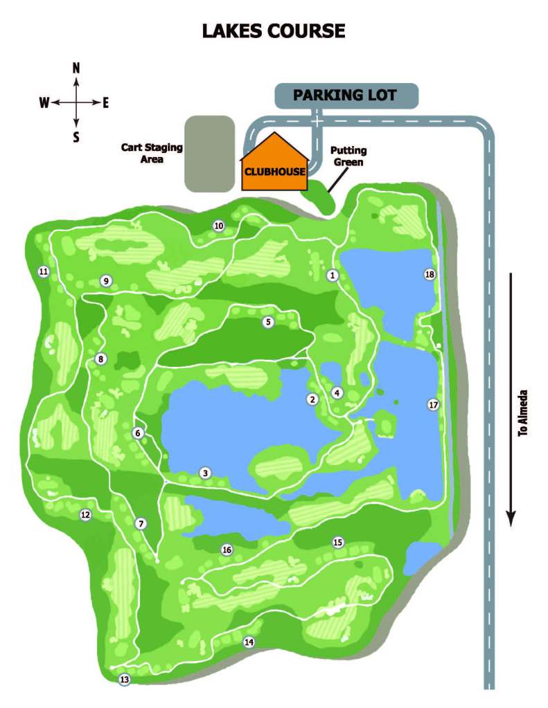 Lake Course Map 